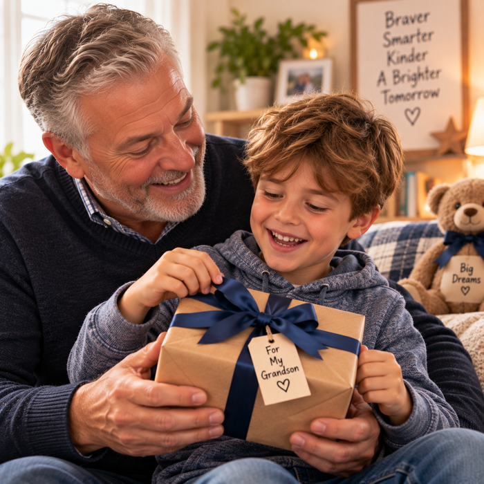 Grandson - A reminder he’ll always carry your love with him.