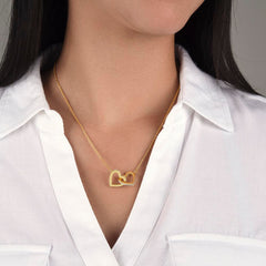 Necklace - Interlocking Hearts