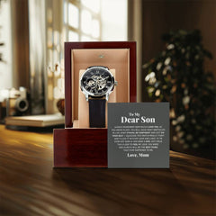 Men's Openwork Watch – To My Dear Son, Always Remember I Love You