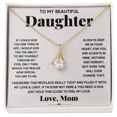 Personalised Alluring Beauty Necklace – My Daughter, My Everything