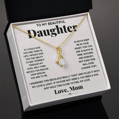 Personalised Alluring Beauty Necklace – My Daughter, My Everything
