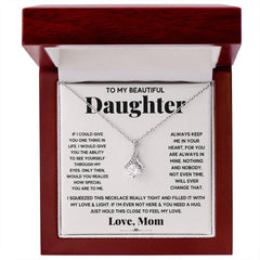 Personalised Alluring Beauty Necklace – My Daughter, My Everything
