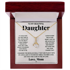 Personalised Alluring Beauty Necklace – My Daughter, My Everything