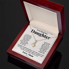 Personalised Alluring Beauty Necklace – My Daughter, My Everything