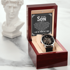 Men's Openwork Watch – To My Son