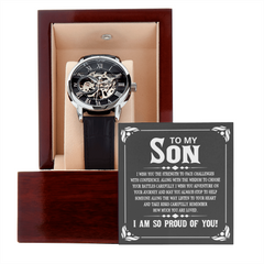 Men's Openwork Watch – To My Son