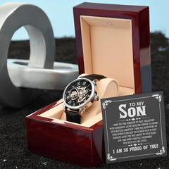 Men's Openwork Watch – To My Son