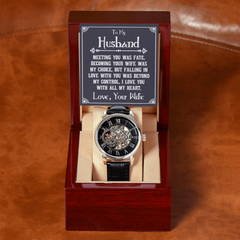 Men's Openwork Watch – To My Husband, You Deserve the World