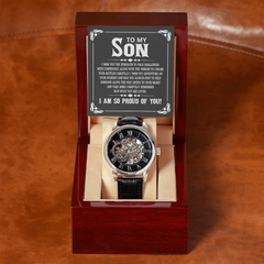 Men's Openwork Watch – To My Son
