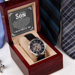 Men's Openwork Watch – To My Son