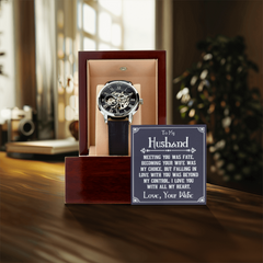 Men's Openwork Watch – To My Husband, You Deserve the World