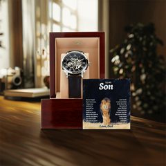 Men's Openwork Watch – To My Son, Never Forget