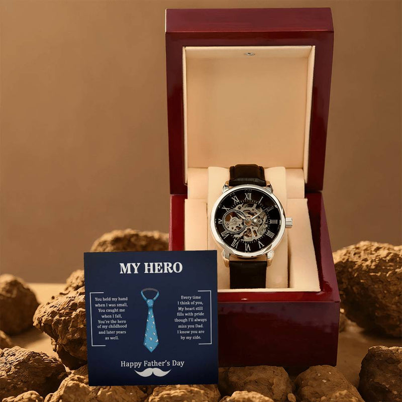 Men's Openwork Watch – My Hero Dad