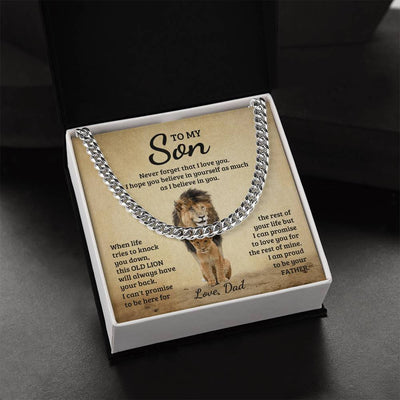 Cuban Link Chain - Never Forget