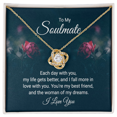 Love Knot Necklace – To My Soulmate, Each Day With You