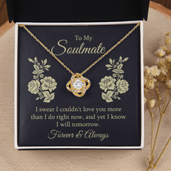 Love Knot Necklace – To My Soulmate, Couldn't Love You More