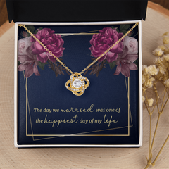 Love Knot Necklace – The Day We Married