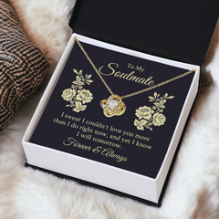 Love Knot Necklace – To My Soulmate, Couldn't Love You More