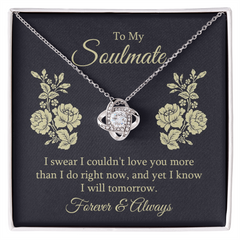 Love Knot Necklace – To My Soulmate, Couldn't Love You More