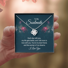 Love Knot Necklace – To My Soulmate, Each Day With You