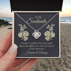 Love Knot Necklace – To My Soulmate, Couldn't Love You More