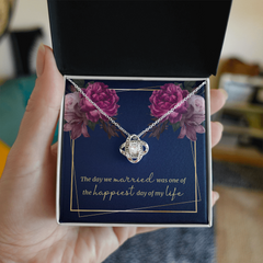 Love Knot Necklace – The Day We Married