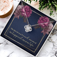 Love Knot Necklace – The Day We Married