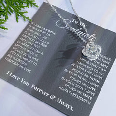 Love Knot Necklace – To My Soulmate, If I Had One Wish