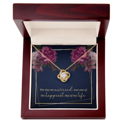 Love Knot Necklace – The Day We Married