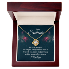 Love Knot Necklace – To My Soulmate, Each Day With You
