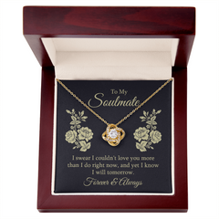Love Knot Necklace – To My Soulmate, Couldn't Love You More
