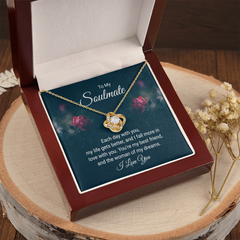 Love Knot Necklace – To My Soulmate, Each Day With You