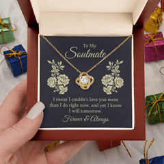 Love Knot Necklace – To My Soulmate, Couldn't Love You More