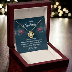 Love Knot Necklace – To My Soulmate, Each Day With You