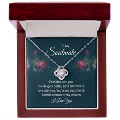 Love Knot Necklace – To My Soulmate, Each Day With You