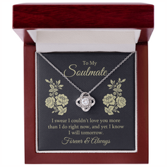 Love Knot Necklace – To My Soulmate, Couldn't Love You More