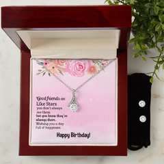 Friends Are Like Stars - Alluring Beauty Necklace