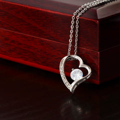 Forever Love Crystal Heart Necklace