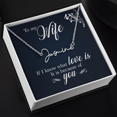 To My Wife - Signature Name Necklace – Personalised