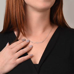 To My Sister - Signature Name Necklace – Personalised