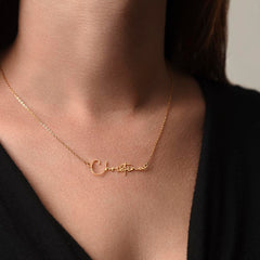 To My Sister - Signature Name Necklace – Personalised
