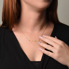 To My Sister - Signature Name Necklace – Personalised
