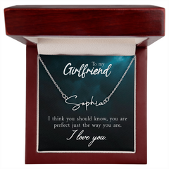 To My Girlfriend - Signature Name Necklace – Personalised