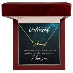 To My Girlfriend - Signature Name Necklace – Personalised