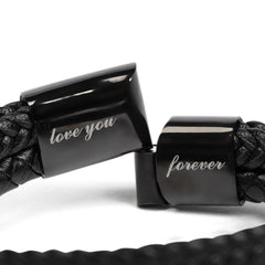 Men's Love You Forever Bracelet – Thank You Dad, Righteous Man