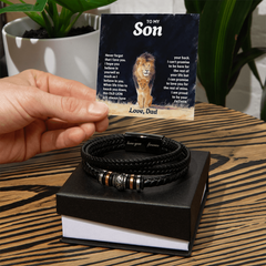 Men's Love You Forever Bracelet – To My Son, Never Forget