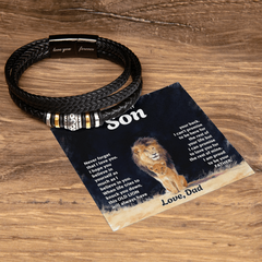 Men's Love You Forever Bracelet – To My Son, Never Forget