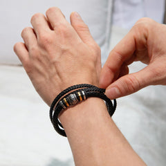 Men's Love You Forever Bracelet – Thank You Dad, Righteous Man