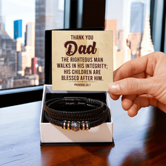 Men's Love You Forever Bracelet – Thank You Dad, Righteous Man