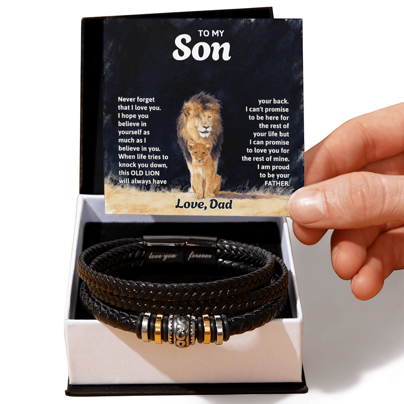 Men's Love You Forever Bracelet – To My Son, Never Forget